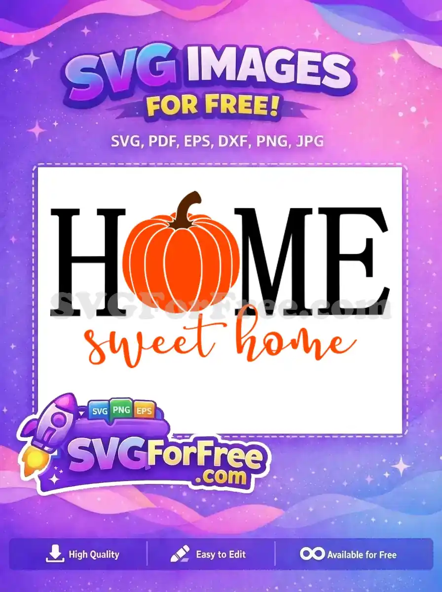 Free Orange Pumpkin Free Home Decor Farm Free SVG
