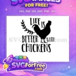 Free Farm Chicken Free Life Quote Farm Free SVG 2 - Instant Download