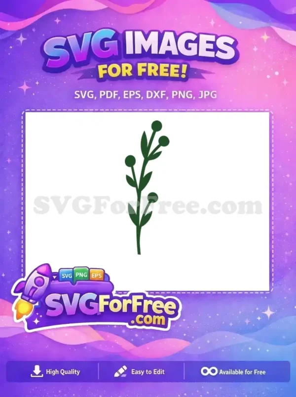 Free Green Leaves Free Berries Farm Free SVG