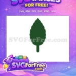 Free Forest Green Leaf Free Farm SVG Icon Free SVG - Instant Download