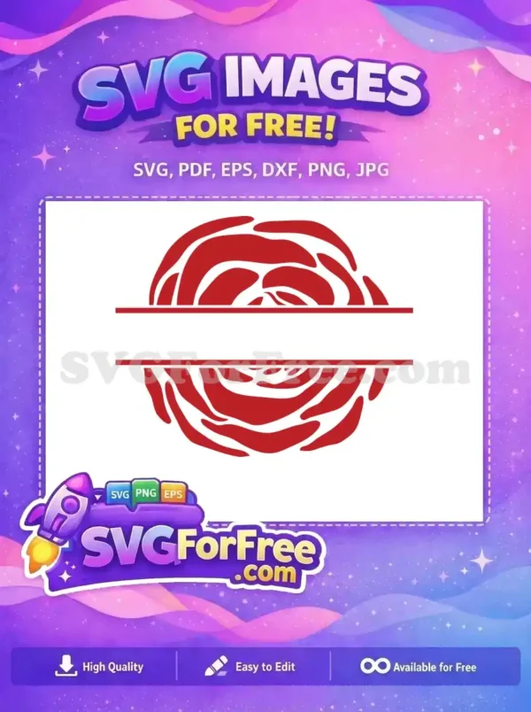 Free Red Rose Farm Free Monogram Design Free SVG Free Red Rose Farm Free Monogram Design Free SVG