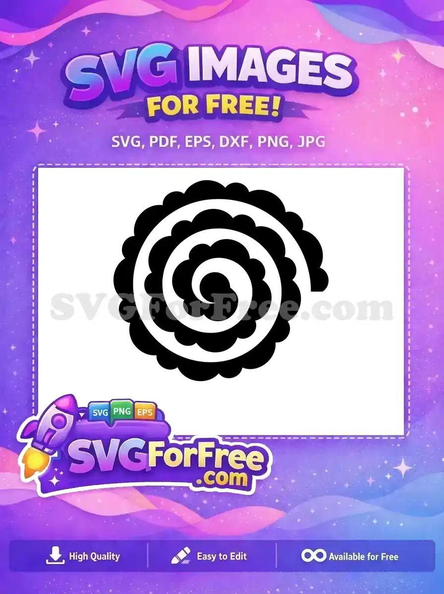 Free Black Flower Free Rolled Farm Free SVG