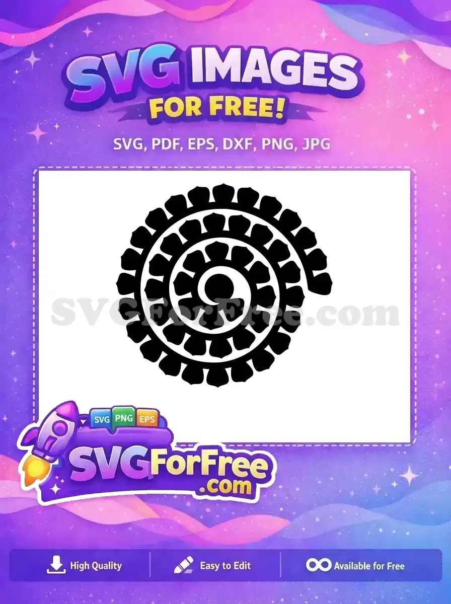 Free Black Petal Flower Free Farm SVG Floral Free SVG