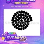 Free Petal Design Free Swirl Pattern Farm Free SVG - Instant Download