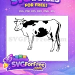 Free Farm Silhouette Free Animal Detail Farm Free SVG 2 - Instant Download