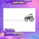 Free Tractor Silhouette Free Farm Quotes Tractor Free SVG - Instant Download