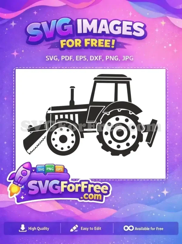 Free Farm Tractor Free Silhouette Farm Quotes Free SVG 1