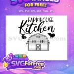 Free Farmhouse Kitchen Free Rabbit Cow Farm Quotes Free SVG - Instant Download