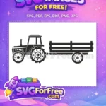 Free Detailed Tractor Free Farm Quotes Free SVG - Instant Download
