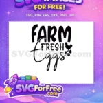 Free Farm Fresh Eggs Free Chicken Silhouette Farm Free SVG 2 - Instant Download