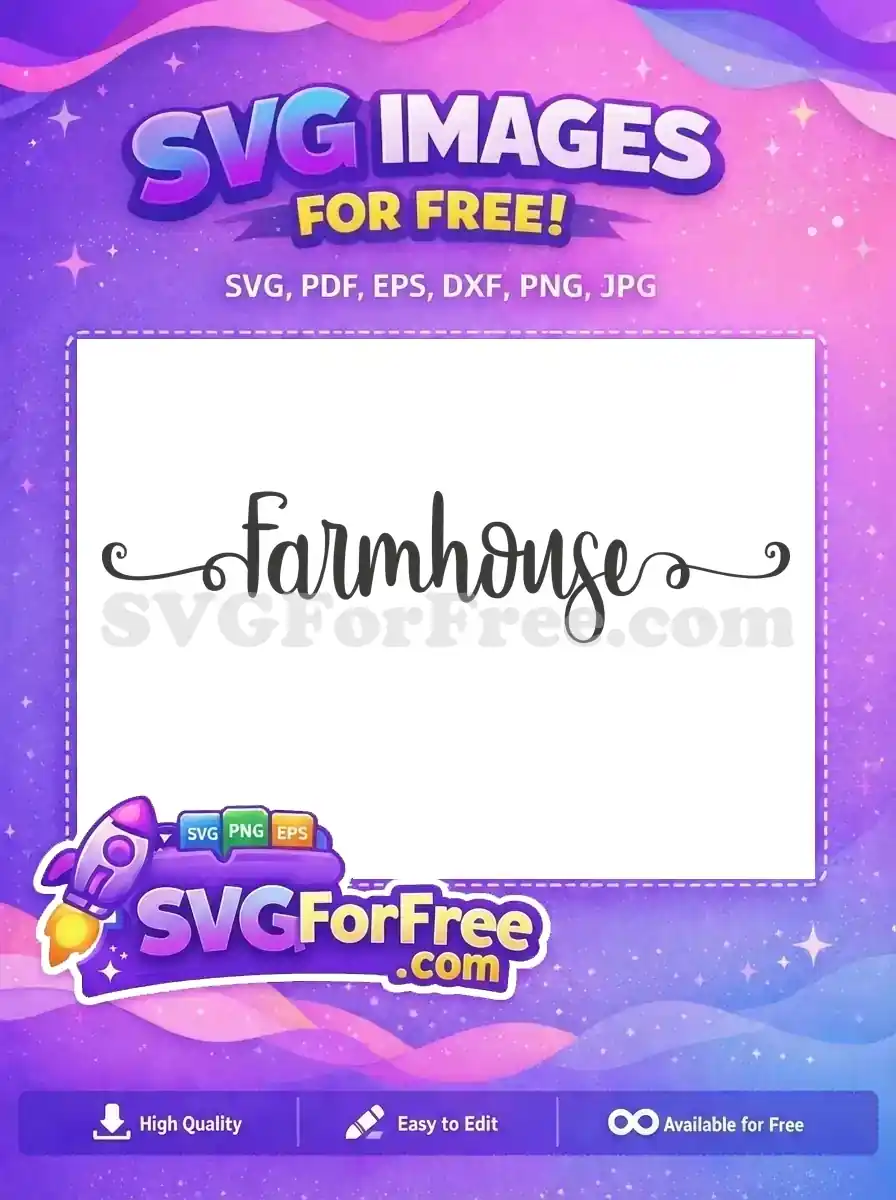 Free Farmhouse Decor Free Swirl Details Farm Quotes Free SVG