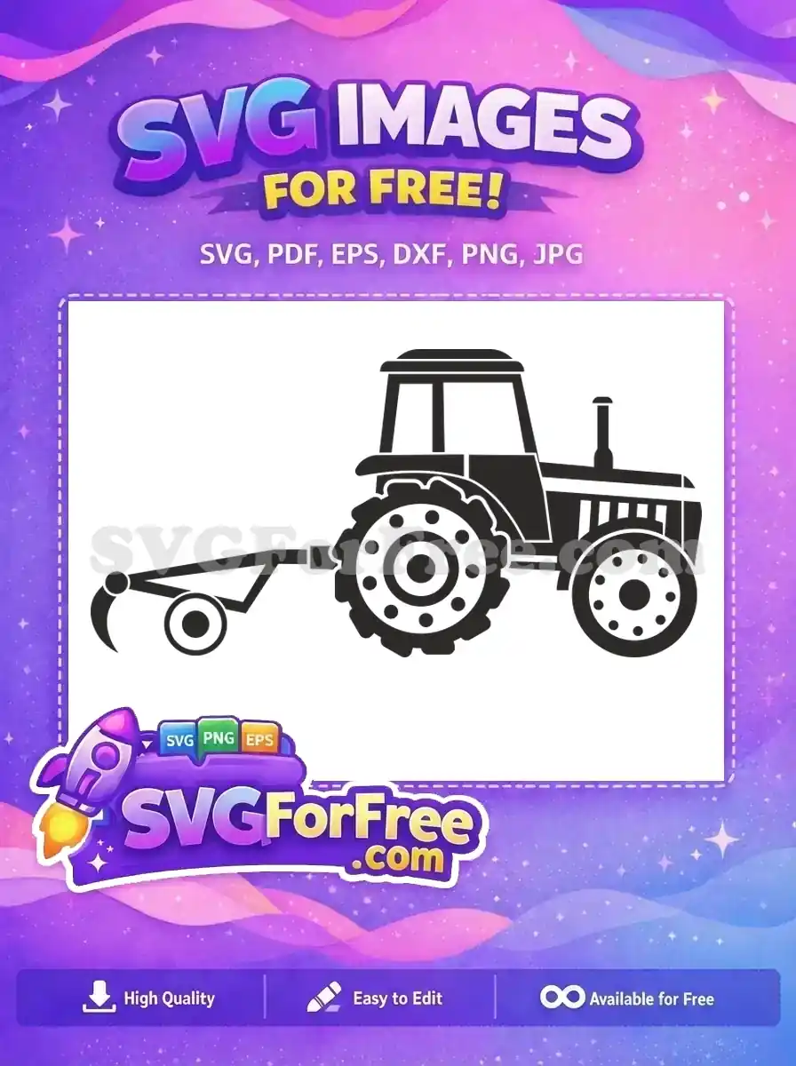 Free Black Farm Tractor Free SVG Farm Quotes Free SVG