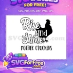 Free Rise Shine Free Mother Cluckers Farm Free SVG 2 - Instant Download