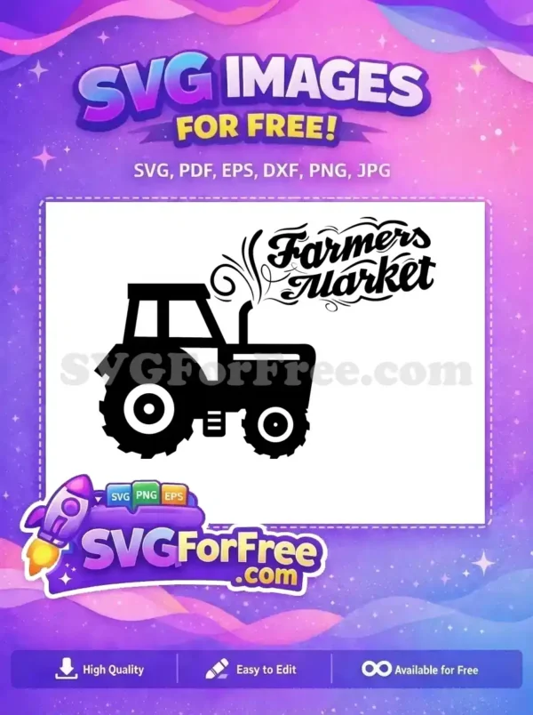 Free Tractor Silhouette Free Farmers Market Farm Free SVG Free Tractor Silhouette Free Farmers Market Farm Free SVG