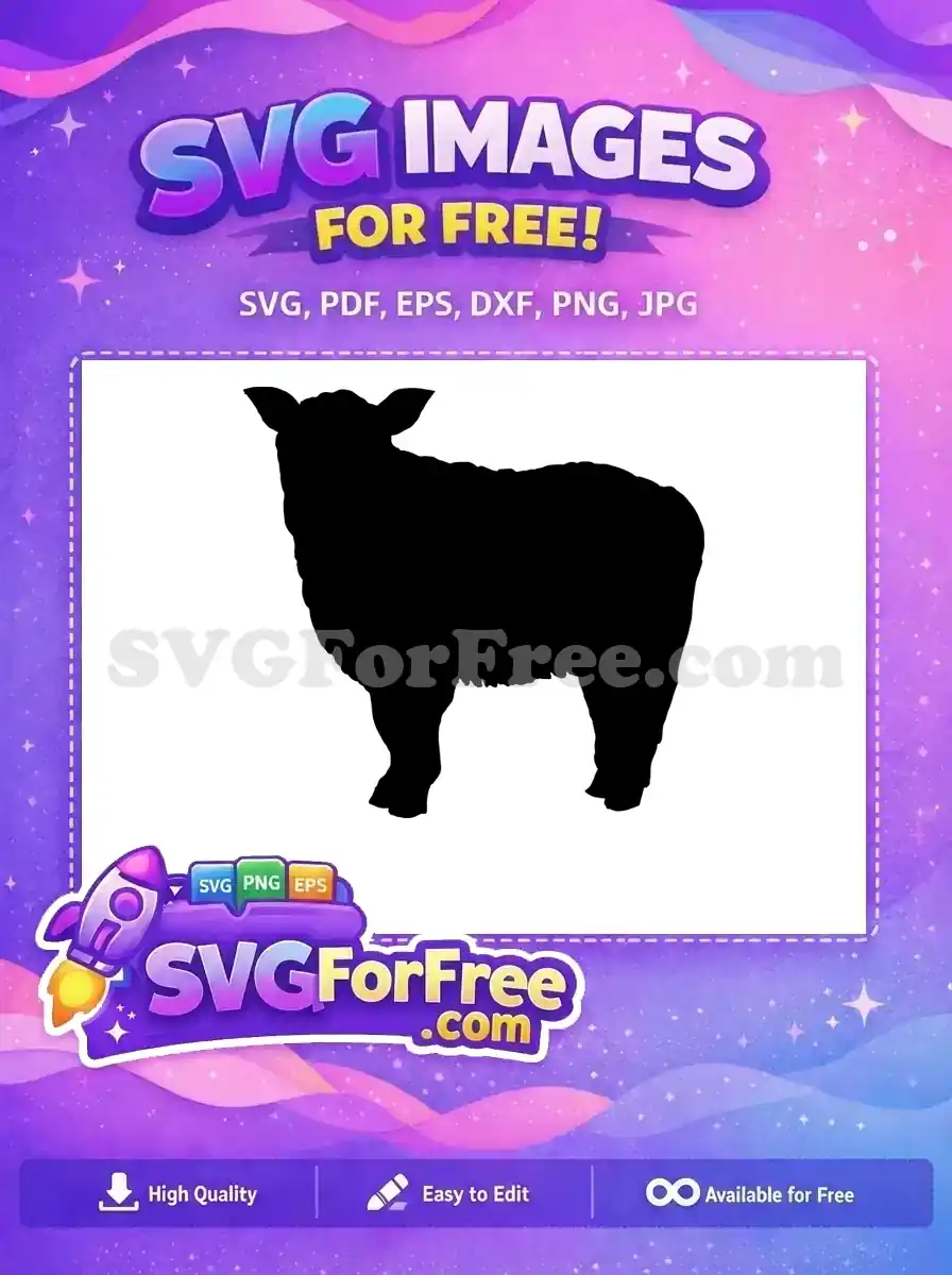 Free Black Sheep Silhouette Free Farm Animal Farm Quotes Free SVG