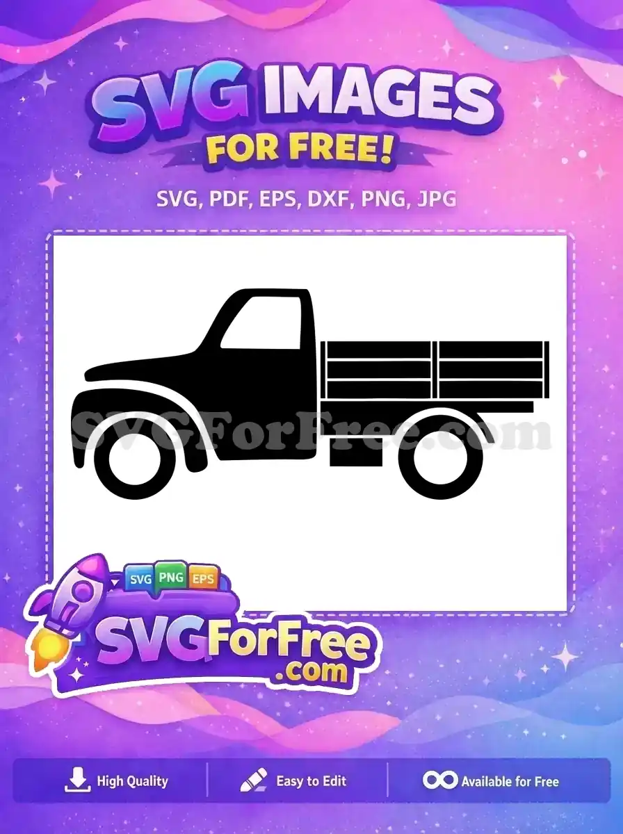 Free Black Farm Truck Free Farm Quotes Vehicle Free SVG
