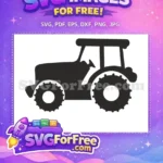 Free Farm Tractor Free Silhouette Farm Quotes Free SVG 3 - Instant Download