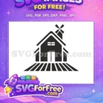 Free Farmhouse Windmill Free Grain Field Farm Quotes Free SVG - Instant Download