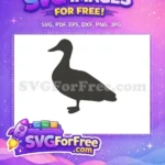 Free Duck Silhouette Free Farm Animal Farm Quotes Free SVG - Instant Download
