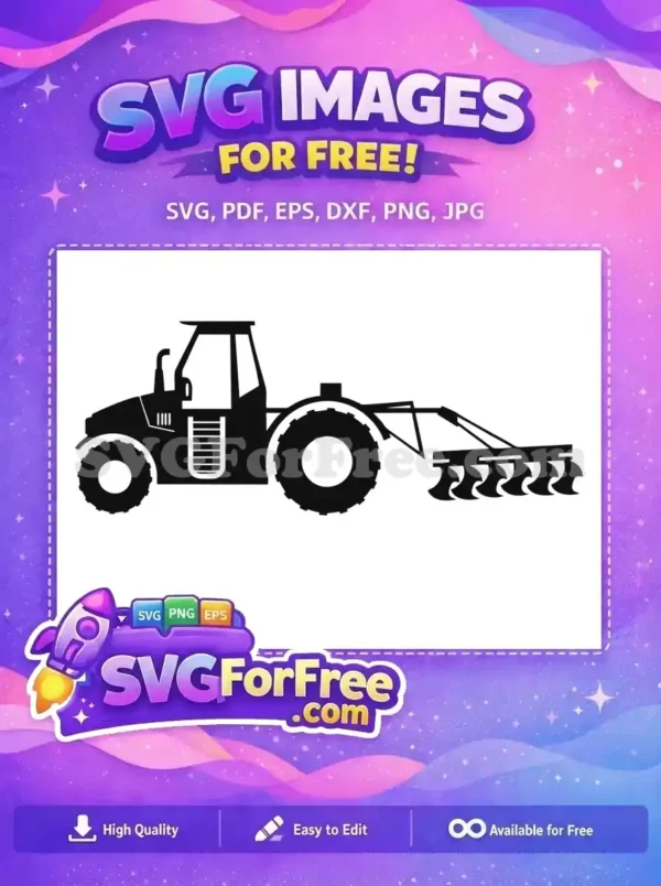 Free Tractor Silhouette Free Farm Quotes Farming Free SVG