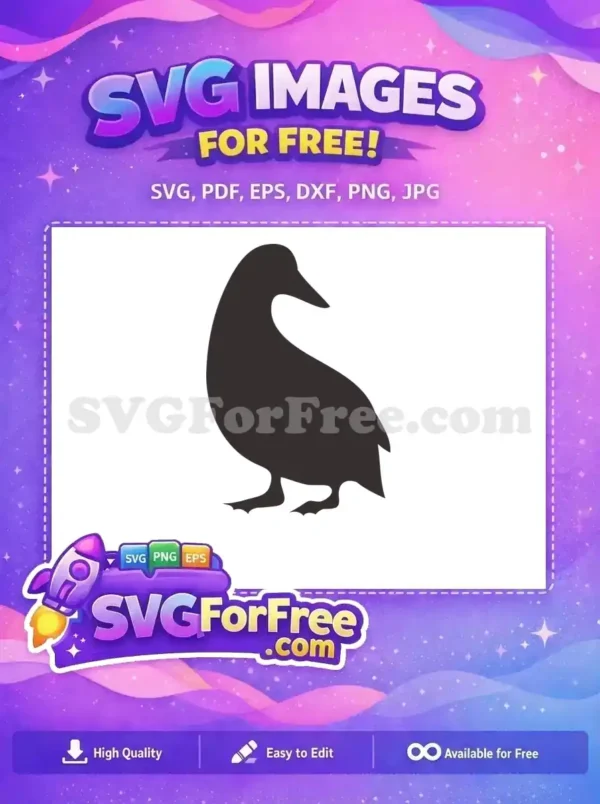 Free Duck Silhouette Free Farm Quotes Animal Free SVG 2
