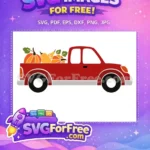 Free Truckload Pumpkins Free Farm Fresh Thanksgiving Free SVG - Instant Download