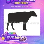 Free Cow Silhouette Free Farm Animal Farm Quotes Free SVG 3 - Instant Download