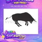 Free Raging Bull Silhouette Free Farm Quotes Design Free SVG - Instant Download