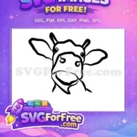 Free Silhouette Farm Free Animal Cute Farm Free SVG - Instant Download