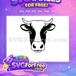 Free Farm Black Silhouette Free Farm Animals Scene Free SVG - Instant Download