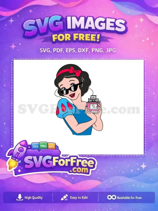 Free Sunglasses Beauty Free Miss Dior Snow White Free SVG