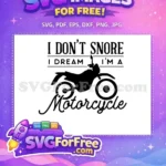Free Motorcycle Dream Free Fathers Day Ride Free SVG - Instant Download