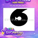Free Number Six Free Nemo Silhouette Finding Nemo Free SVG - Instant Download