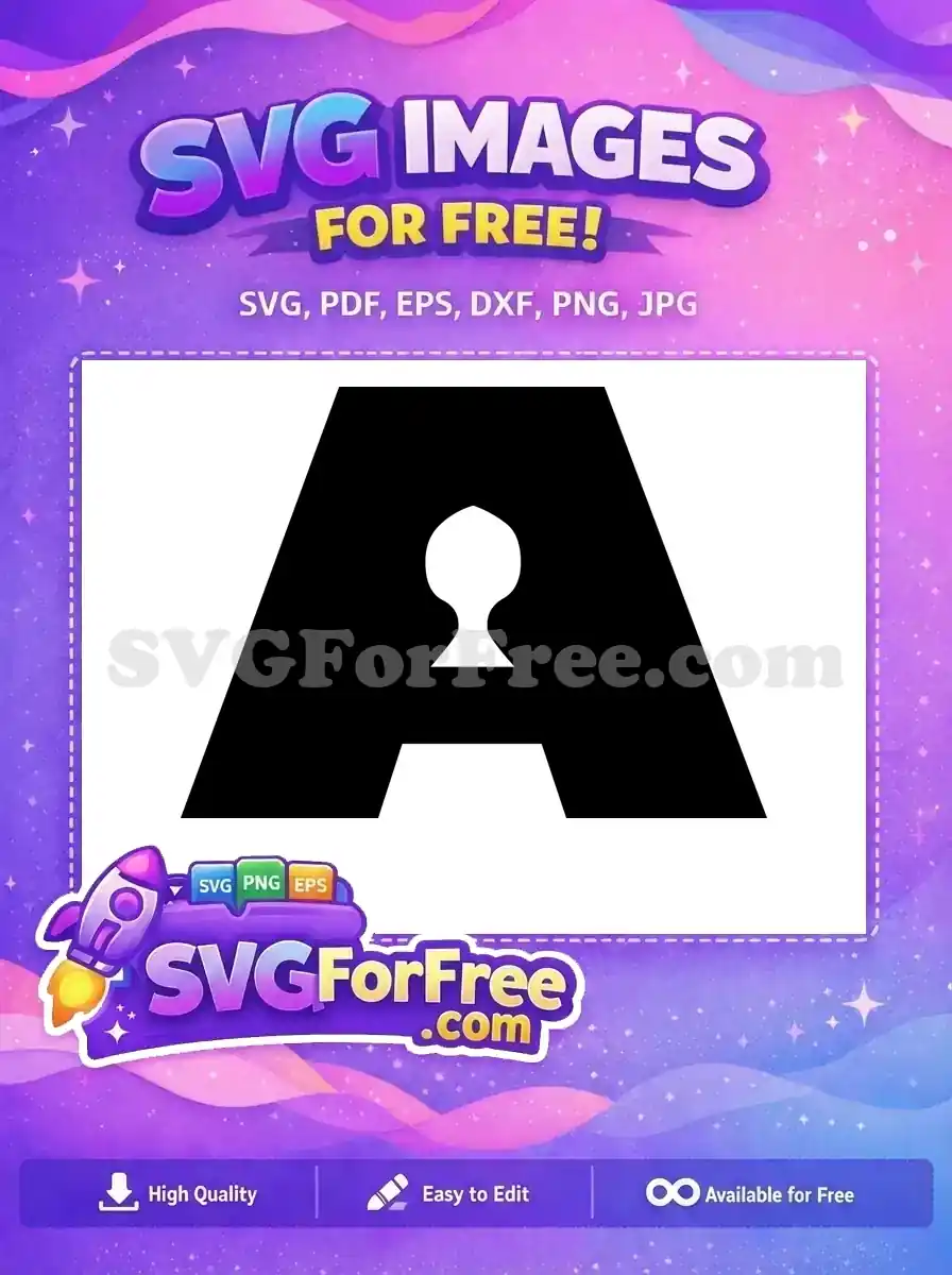 Free Nemo Letter A Free Black Font Finding Nemo Free SVG