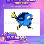Free Googly Eyes Free Yellow Fins Finding Nemo Free SVG 1 - Instant Download