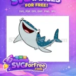 Free Smiling Dory Free Whale Shark Finding Nemo Free SVG - Instant Download