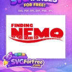 Free Red Bold Letters Free Fish Silhouette Finding Nemo Free SVG - Instant Download