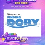 Free Blue Color Free Finding Nemo Movie Free SVG - Instant Download