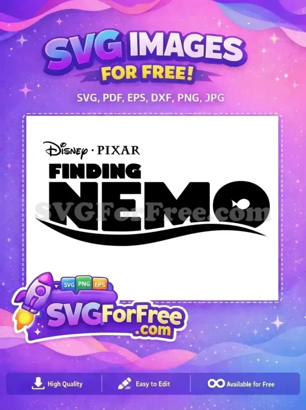 Free Disney Pixar Free Finding Nemo Movie Free SVG