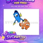 Free Shocked Dory Free Sad Nemo Fish Finding Nemo Free SVG - Instant Download