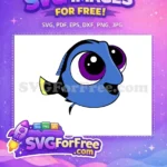 Free Cute Dory Eyes Free Big Pupil Finding Nemo Free SVG - Instant Download