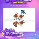Free Animated Nemo Dory Crush Free Squirt Finding Nemo Free SVG - Instant Download