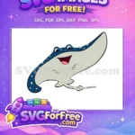Free Smiling Mr Ray Free White Spots Finding Nemo Free SVG - Instant Download