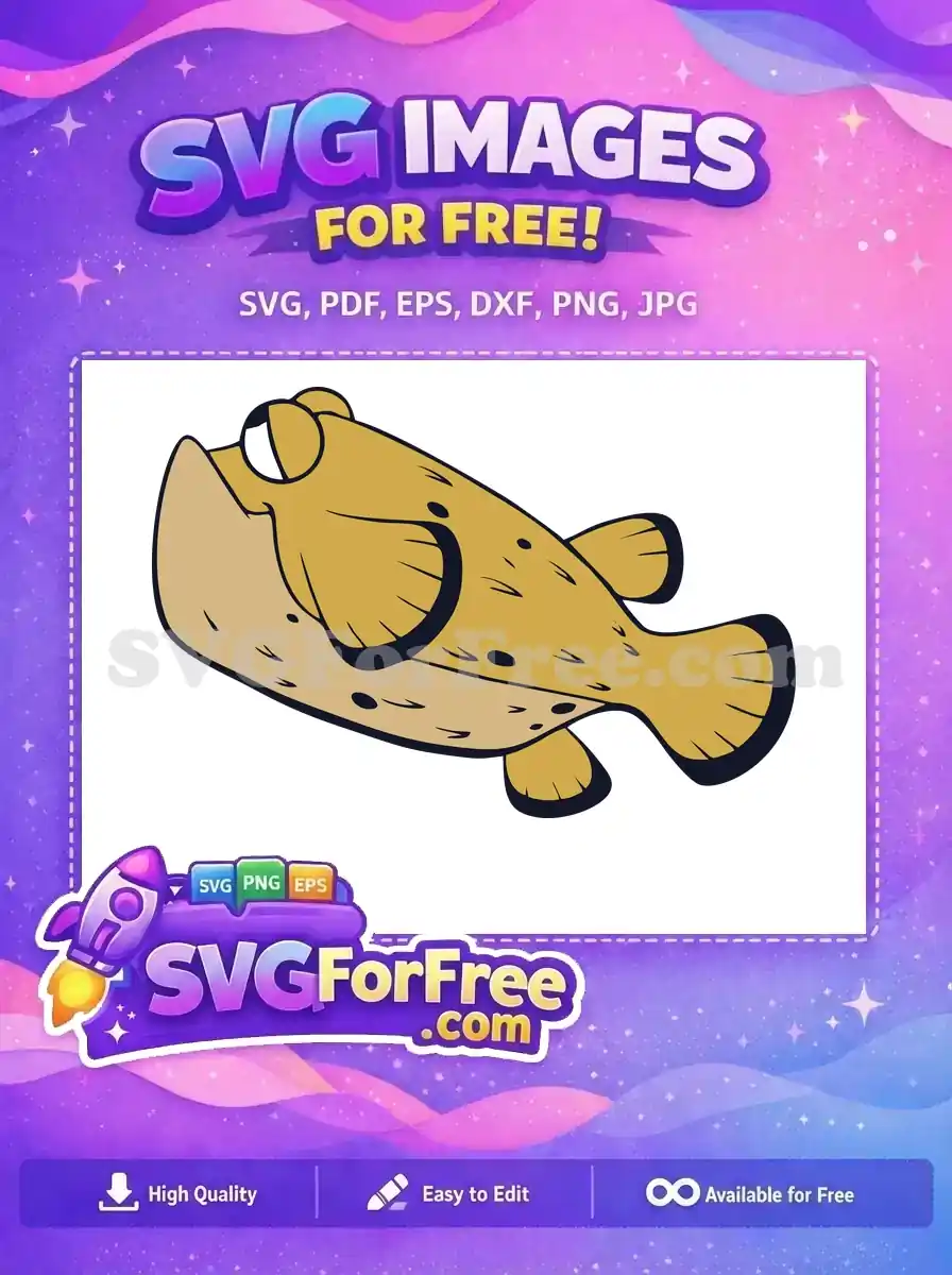 Free Dory Pouty Face Free Yellow Fish Finding Nemo Free SVG