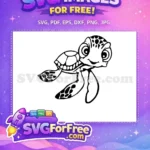 Free Nemo Orange Fish Free Animated Detail Finding Nemo Free SVG - Instant Download