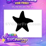 Free Starfish Silhouette Free Patrick Star Finding Nemo Free SVG - Instant Download