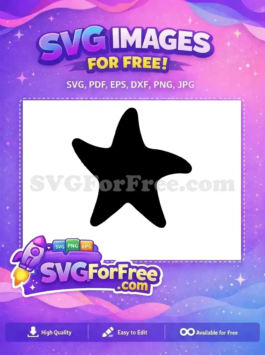 Free Starfish Silhouette Free Patrick Star Finding Nemo Free SVG