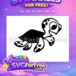 Free Sea Turtle Smiling Free Crush Finding Nemo Free SVG - Instant Download