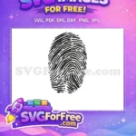 Free Detailed Swirls Free Fingerprint One Free SVG - Instant Download