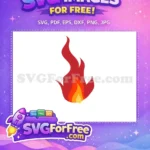 Free Red Flames Free Fire SVG Free SVG - Instant Download